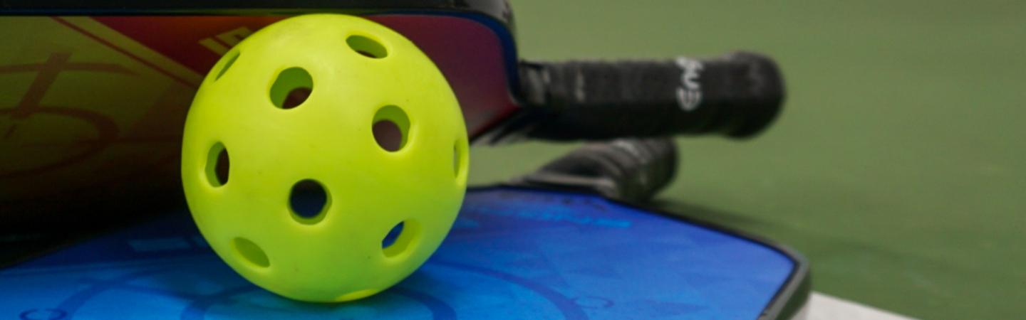 pickleball and paddles